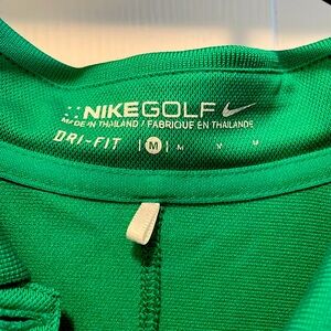 Green like new worn once Nike golf shirt